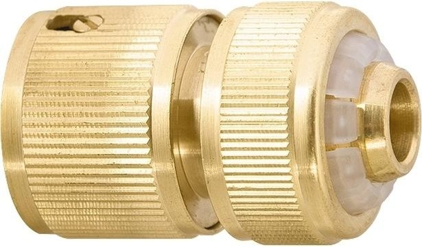 Коннектор PALISAD 1/2" с автостопом, латунный 66240 66240