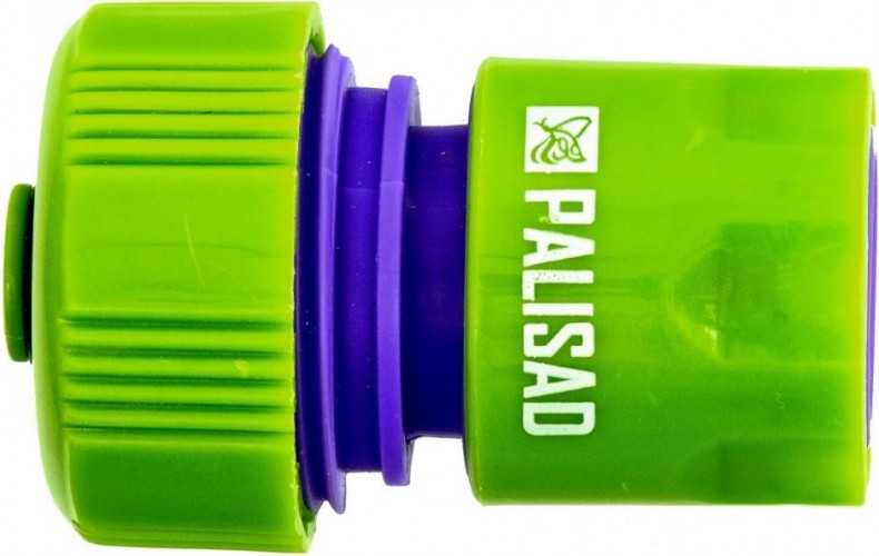 Коннектор PALISAD 3/4" с аквастопом 66165 66165