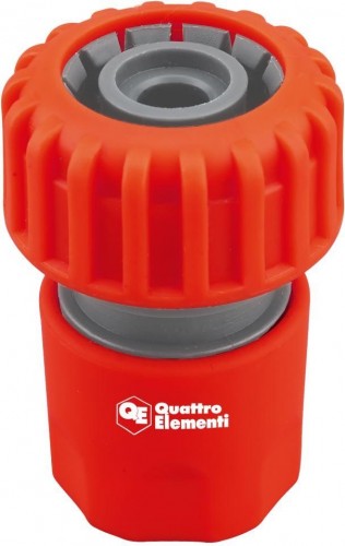 Коннектор QUATTRO ELEMENTI  для шланга 3/4", пластик 646-003