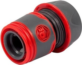 Коннектор QUATTRO ELEMENTI  для шланга 3/4", мягкий пластик, аквастоп 646-096 - изображение 2