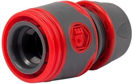 Коннектор QUATTRO ELEMENTI  для шланга 1/2", мягкий пластик, аквастоп 646-089 - изображение 2