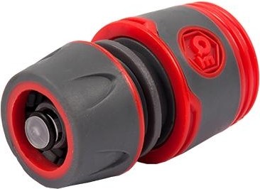 Коннектор QUATTRO ELEMENTI  для шланга 1/2", мягкий пластик, аквастоп 646-089