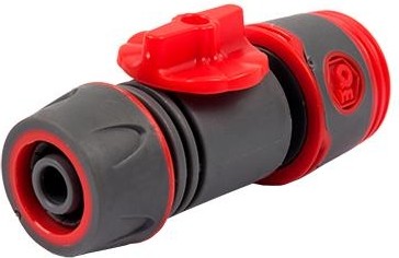 Коннектор QUATTRO ELEMENTI  для шланга 1/2", мягкий пластик, с регулировкой 646-119