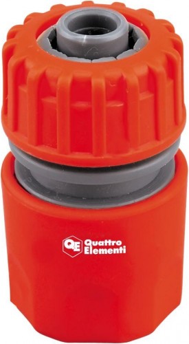 Коннектор QUATTRO ELEMENTI  для шланга 1/2", пластик 645-990