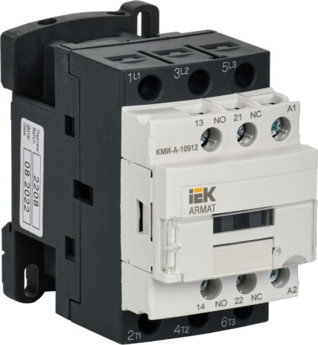 Контактор IEK ARMAT КМИ-А-10912 LC1D 9А 230В/АС3 1NO/1NC AR-ACC-11-009-230-11