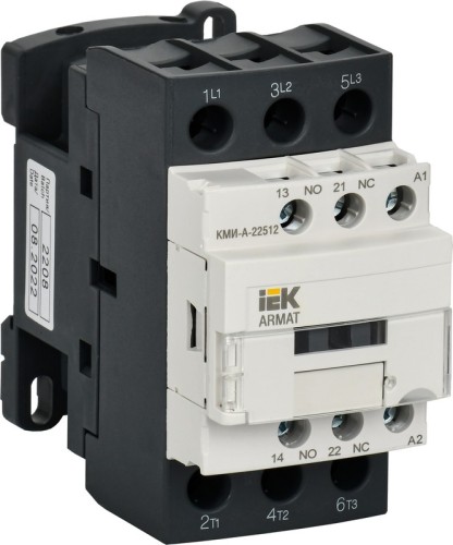Контактор IEK ARMAT КМИ-А-22512 LC1D 25А 24В/АС3 1NO/1NC AR-ACC-21-025-024-11