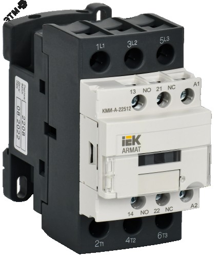 Контактор IEK ARMAT КМИ-А-22512 LC1D 25А 230В/АС3 1NO/1NC AR-ACC-21-025-230-11