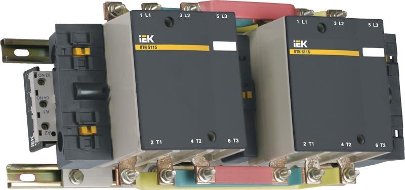 Контактор IEK КТИ-51153 реверс 115А 230В/АС3 KKT53-115-230-10