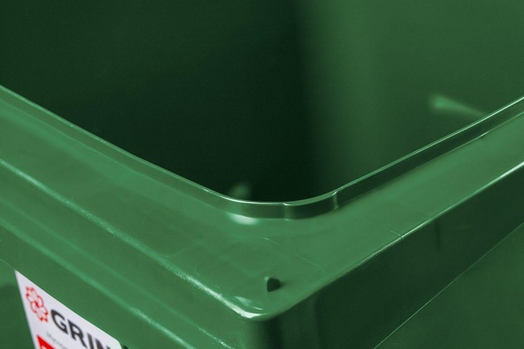 Контейнер мусорный GRINDA 240 литров с колесами 3840-24 - изображение 2