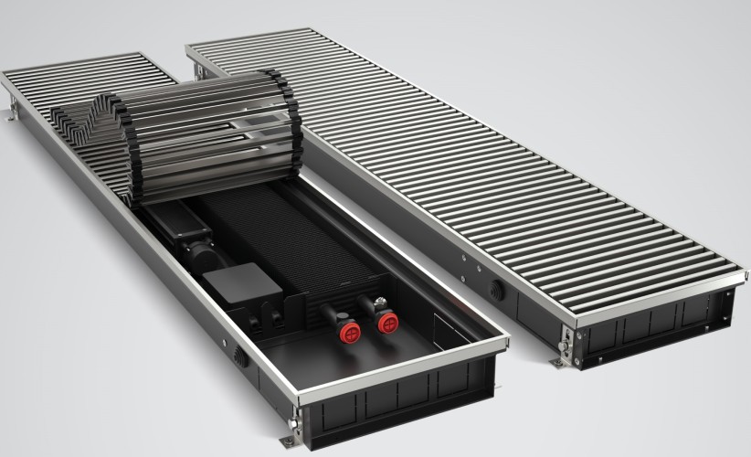 Конвектор внутрипольный ROYAL THERMO ATRIUM TURBO-80/250/2200-DG-U-AU-24 без блока упр. НС-1588628 - изображение 2