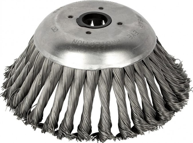Кордщетка DDE металлическая для триммера 150*20/25,4 мм 793-237