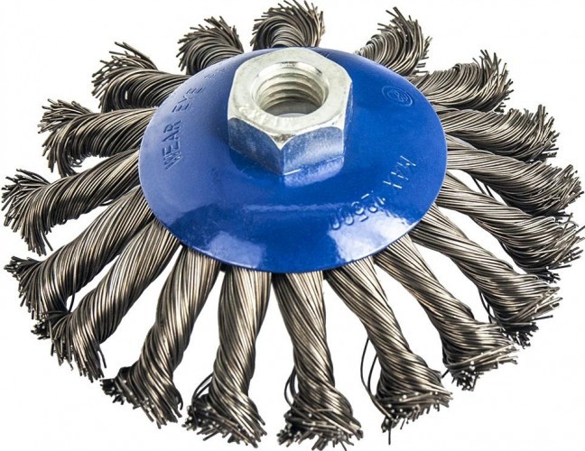 Кордщетка радиальная витая для УШМ ПРАКТИКА 125мм; М14 032-508 032-508