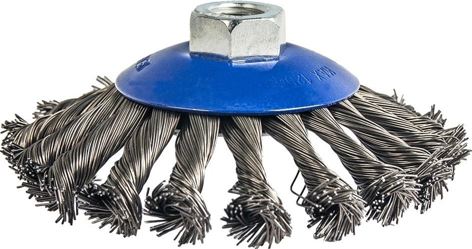 Кордщетка радиальная витая для УШМ ПРАКТИКА 125мм; М14 032-508 032-508 - изображение 4