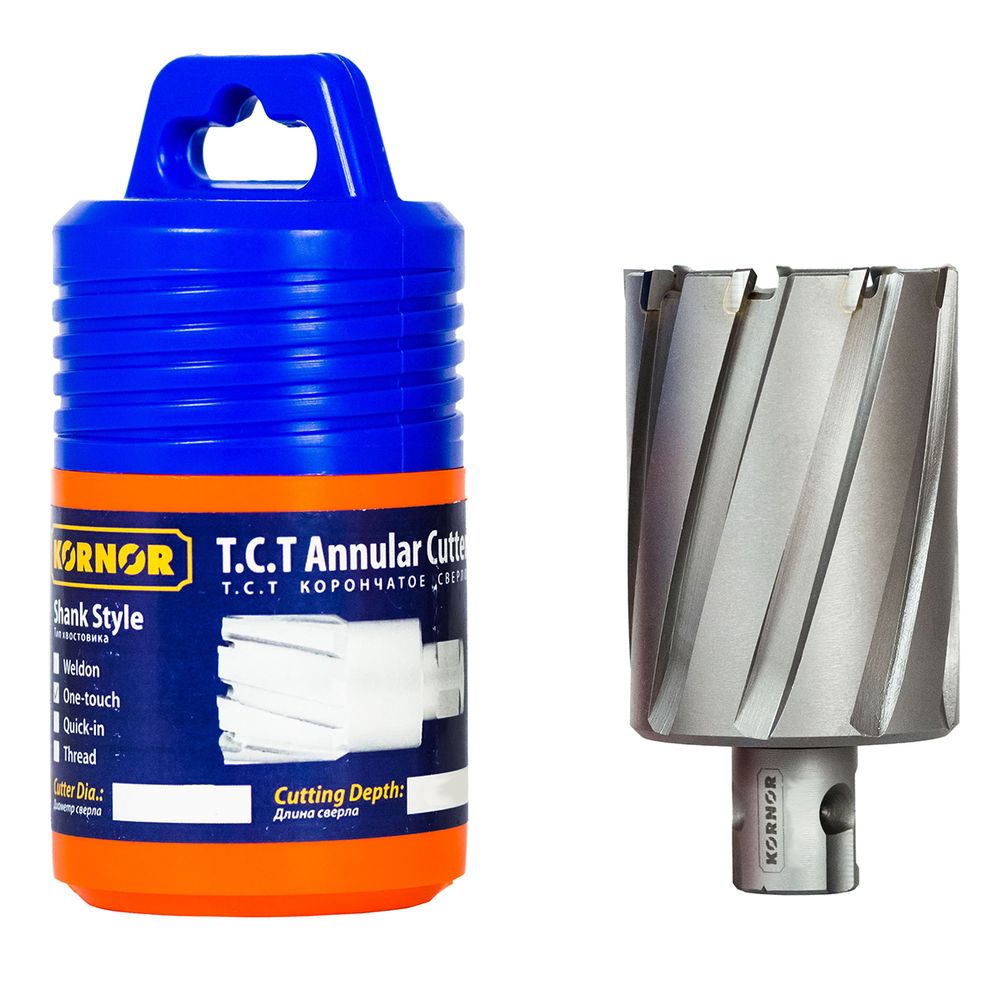 Корончатое сверло KORNOR TCT one-touch 22х35 - изображение 2