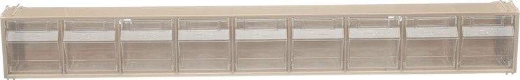 Короб откидной СТЕЛЛА-ТЕХНИК  600х68х78мм, 9 ячеек, бежевый, прозрачный F-600-9-B - изображение 3