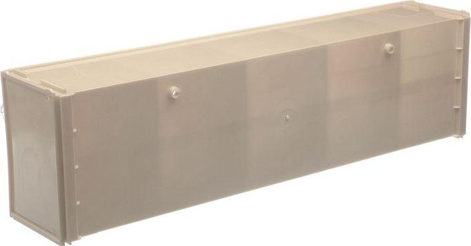 Короб откидной СТЕЛЛА-ТЕХНИК  600х140х168мм, 5 ячеек, бежевый, прозрачный F-600-5-B - изображение 4