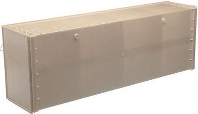 Короб откидной СТЕЛЛА-ТЕХНИК  600х178х206мм, 4 ячейки, бежевый, прозрачный F-600-4-B - изображение 5