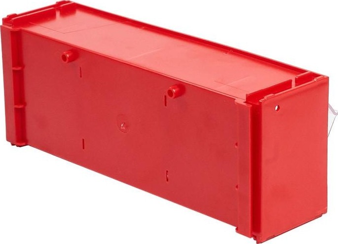 Короб откидной СТЕЛЛА-ТЕХНИК F-300-2  300х96х112мм, красный, прозрачный - изображение 3
