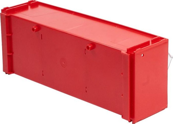 Короб откидной СТЕЛЛА-ТЕХНИК F-300-3  300х96х112мм, красный, прозрачный - изображение 3