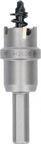 Коронка биметаллическая BOSCH Precision for Sheet Metal твердосплав 20 мм с напайками 2608594131