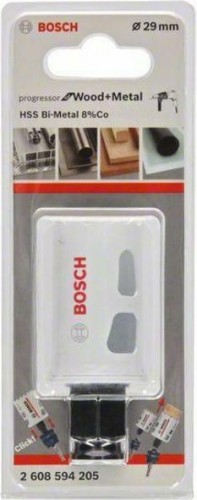 Коронка биметаллическая BOSCH PROGRESSOR for Wood&Metal  29 мм  2608594205 - изображение 2