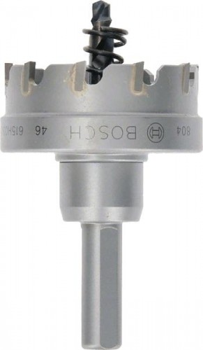 Коронка биметаллическая BOSCH Precision for Sheet Metal твердосплав 46 мм с напайками 2608594149