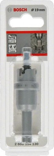 Коронка биметаллическая BOSCH Precision for Sheet Metal твердосплав 19 мм с напайками 2608594130 - изображение 2