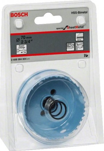 Коронка биметаллическая BOSCH SHEET-METAL 65 ММ 2608584804 - изображение 2