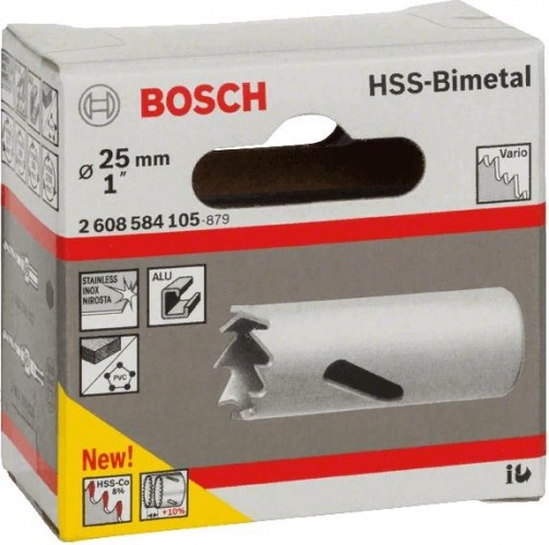 Коронка биметаллическая BOSCH STANDARD CO8% 25 ММ 2608584105 - изображение 2