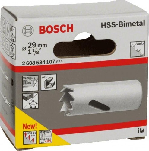 Коронка биметаллическая BOSCH STANDARD CO8% 29 ММ 2608584107 - изображение 2