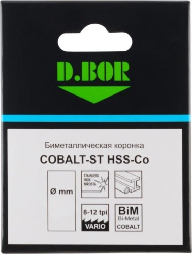 Коронка биметаллическая D.BOR COBALT-ST 46 мм (m42) мелкий зуб D-HS-BIM-ST-38-046 - изображение 4