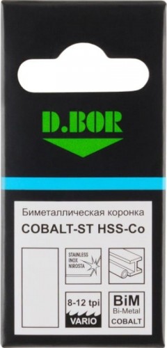 Коронка биметаллическая D.BOR COBALT-ST 20 мм (m42) мелкий зуб D-HS-BIM-ST-38-020 - изображение 4