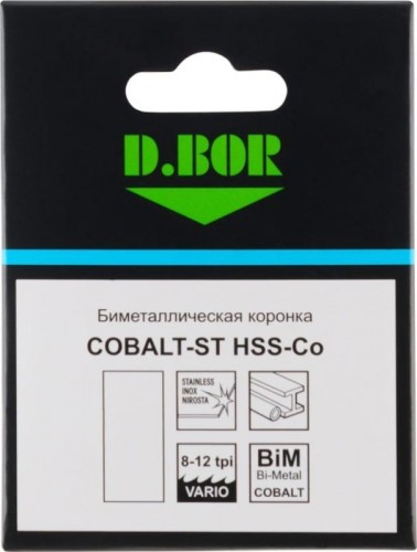 Коронка биметаллическая D.BOR COBALT-ST 127 мм (m42) мелкий зуб D-HS-BIM-ST-38-127 - изображение 4