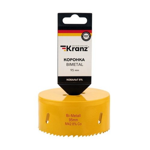 Коронка биметаллическая Kranz 95 мм Bimetal KR-92-0242
