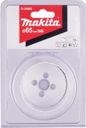 Коронка биметаллическая MAKITA D-24882 65мм - изображение 3