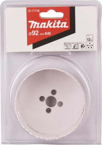 Коронка биметаллическая MAKITA D-17136 92мм - изображение 2