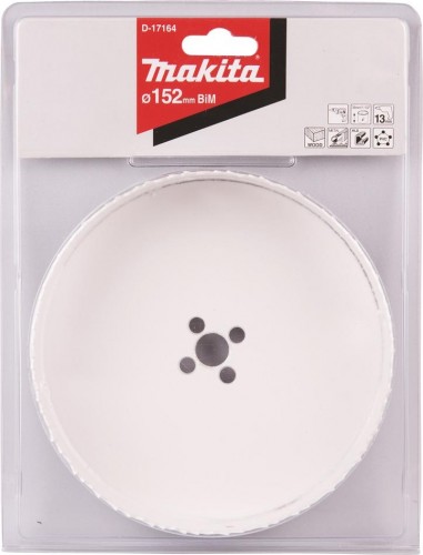 Коронка биметаллическая MAKITA D-17164 152мм - изображение 2