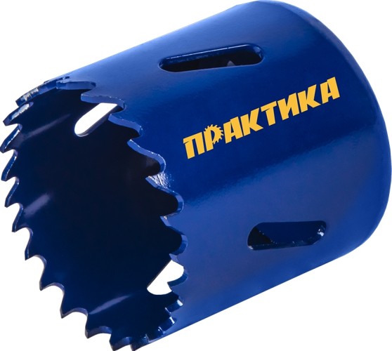 Коронка биметаллическая ПРАКТИКА 44 мм (1 ¾") 035-981 - изображение 4