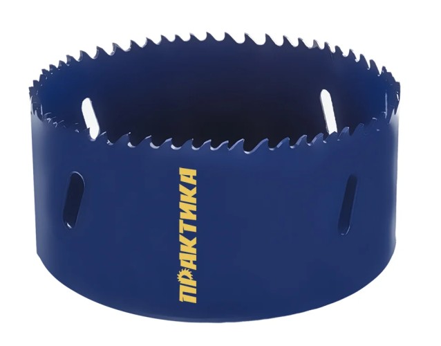 Коронка биметаллическая ПРАКТИКА 89 мм (3 ½") 036-063 - изображение 2