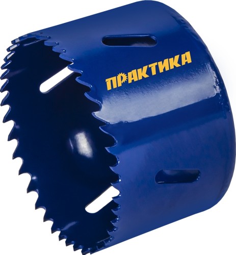 Коронка биметаллическая ПРАКТИКА 70 мм (2 ¾") 036-032 - изображение 4