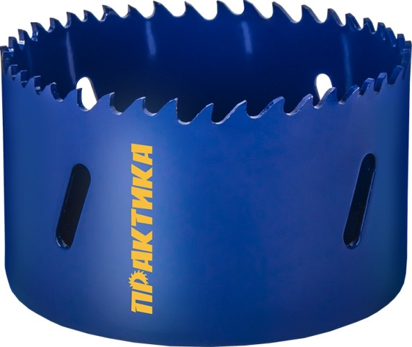 Коронка биметаллическая ПРАКТИКА 76 мм (3") 036-049 - изображение 2