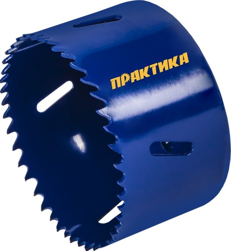 Коронка биметаллическая ПРАКТИКА 76 мм (3") 036-049 - изображение 3