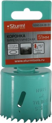 Коронка биметаллическая Sturm 1090-04-BI-51 - изображение 4