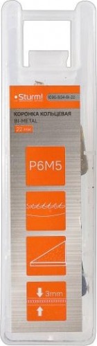 Коронка биметаллическая Sturm 1090-S04-BI-22 с центрирующим сверлом - изображение 4