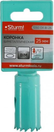 Коронка биметаллическая Sturm 1090-04-BI-25 - изображение 5