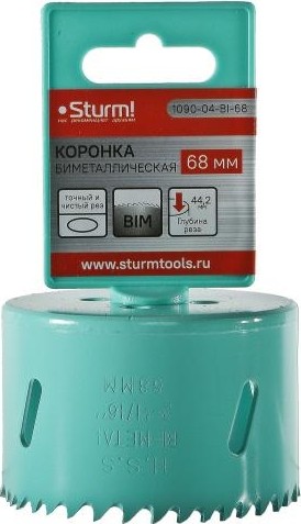 Коронка биметаллическая Sturm 1090-04-BI-68 - изображение 5