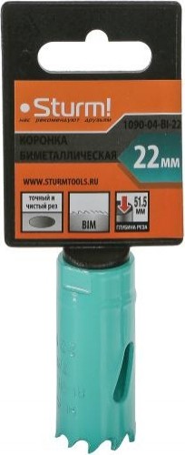Коронка биметаллическая Sturm 1090-04-BI-22 - изображение 5