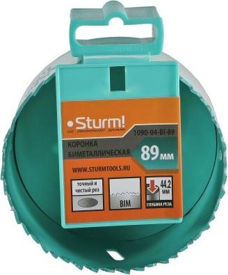 Коронка биметаллическая Sturm 1090-04-BI-89