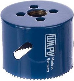 Коронка биметаллическая WILPU 31/64 bi-metall d- 64мм (мелкий зуб) 3106400101