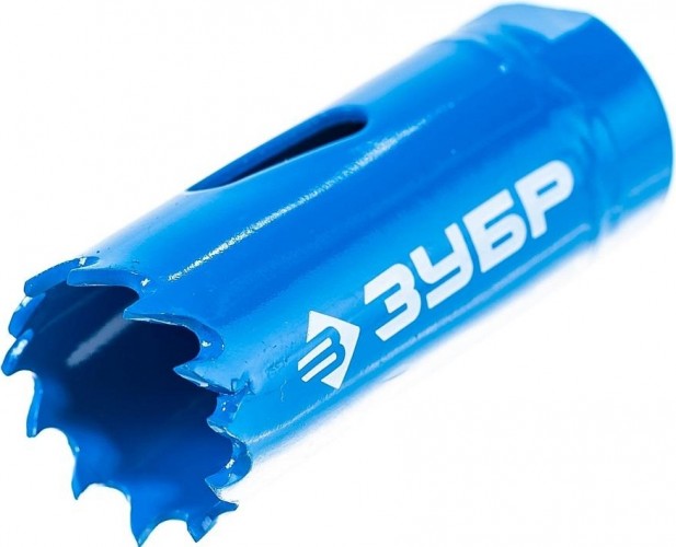 Коронка биметаллическая ЗУБР ЭКСПЕРТ 22 мм, быстрорежущая сталь 29531-022_z01 - изображение 2